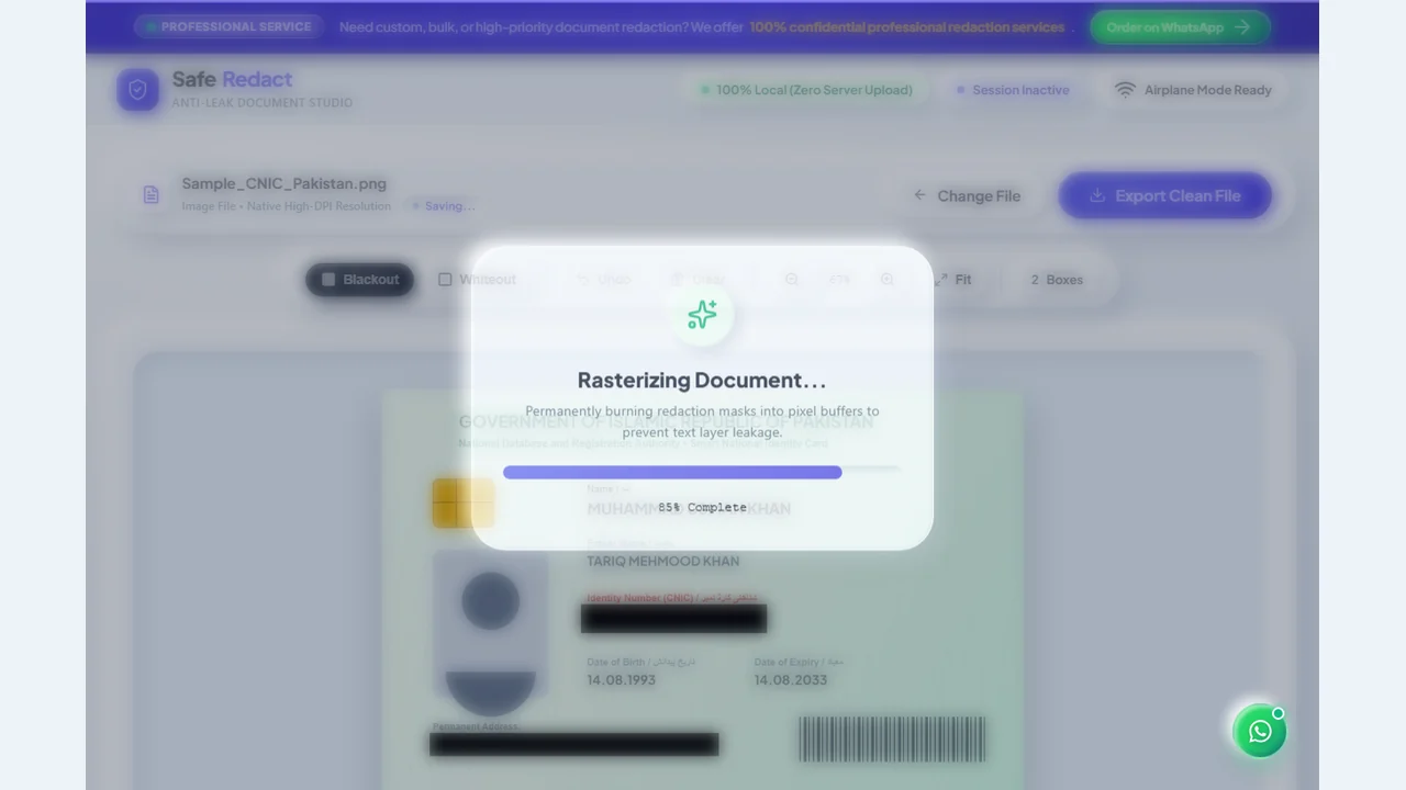 Step 4: True Raster Flattening and Clean File Export